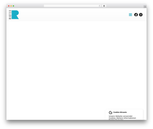Valpix cookie info WordPress plugin - riotex.ch