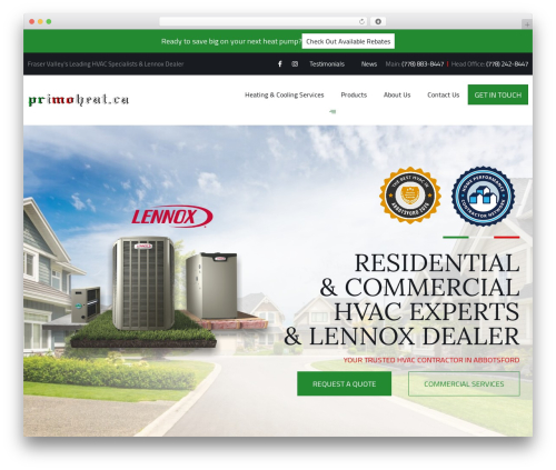 Hello Elementor theme WordPress - primoheat.ca