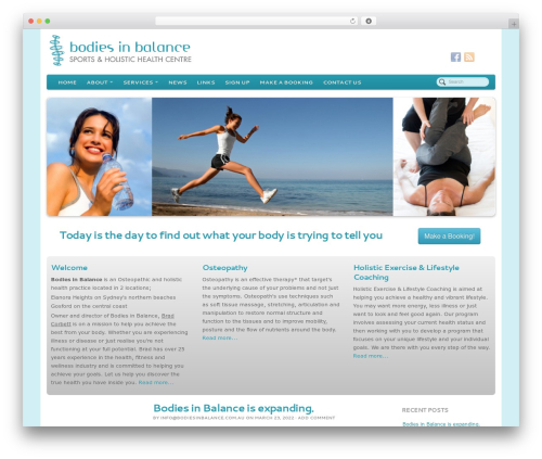 Template WordPress PageLines Framework - bodiesinbalance.com.au