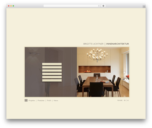 WordPress theme Brigitte Lichtner Theme - brigittelichtner.com