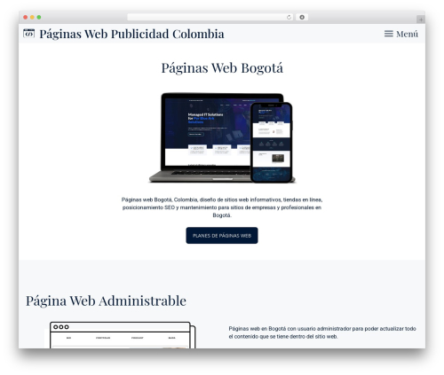 Astra portfolio WordPress plugin - paginaswebpublicidadcolombia.com