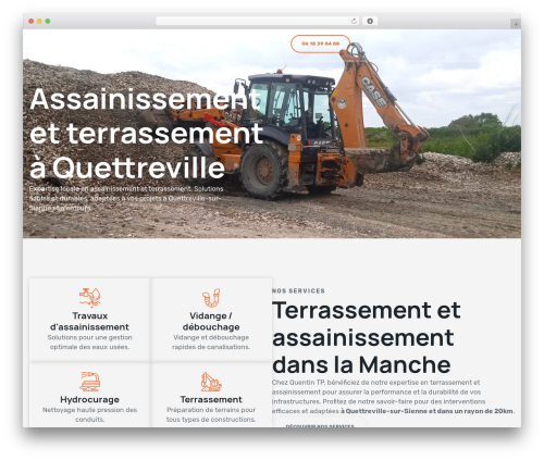 WordPress website theme Hello Elementor - www.quentintp.fr
