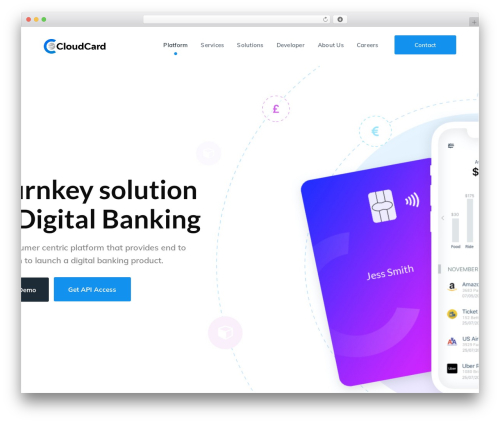 WP theme StartFlow - www.cloudcardinc.com