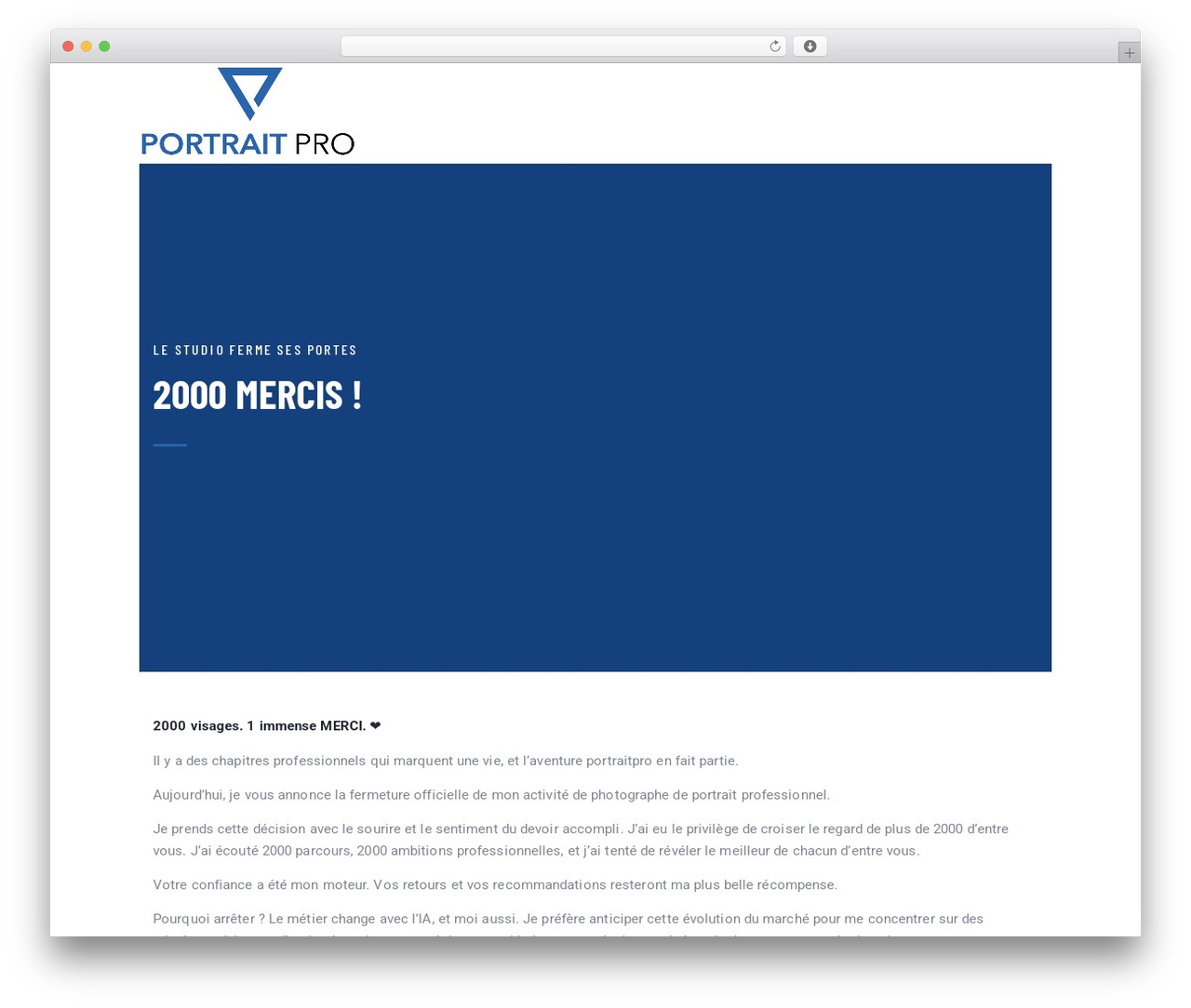 Artrium theme WordPress - portraitpro.ch Artrium theme WordPress - portraitpro.ch