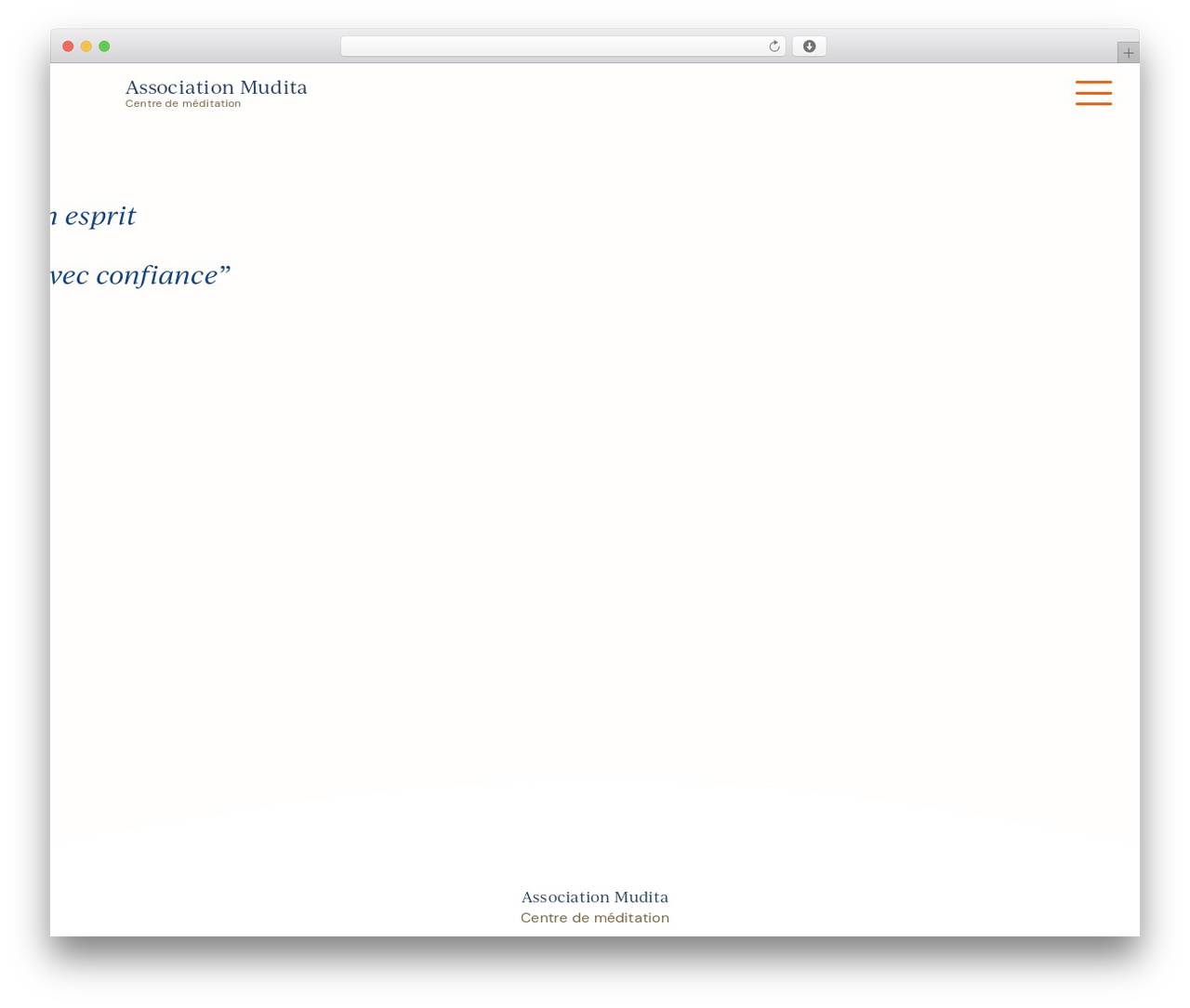 Avada WordPress theme - mudita.ch