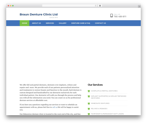braundenture.com theme WordPress - braundenture.com