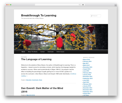 Breakthrough theme WordPress - breakthrough-to-learning.co.uk
