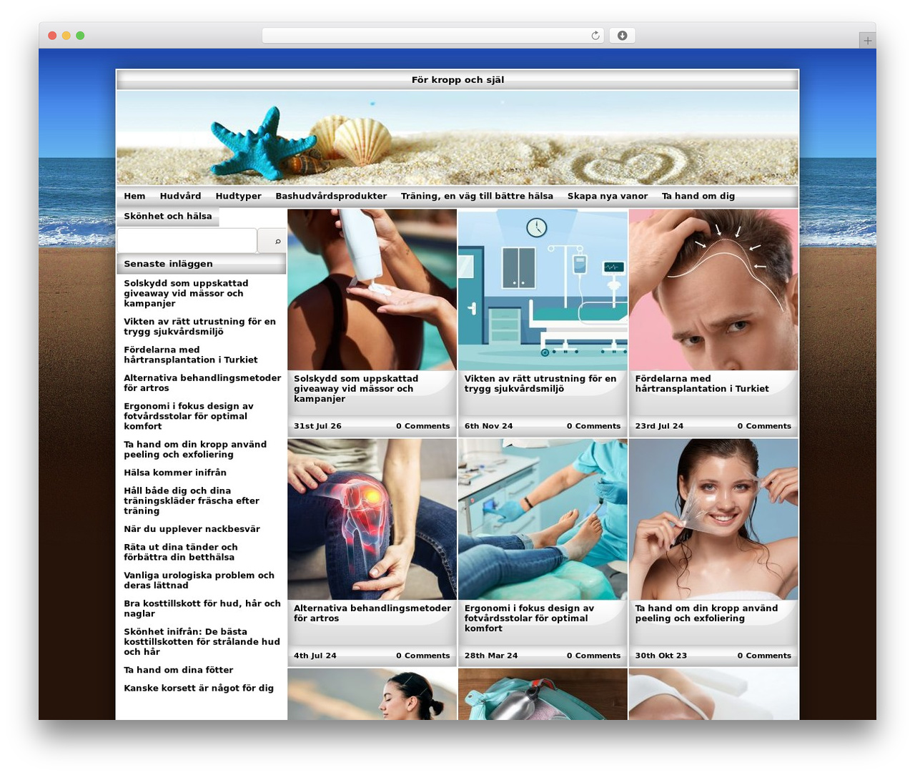 Exact theme WordPress - bra-hudvard.se