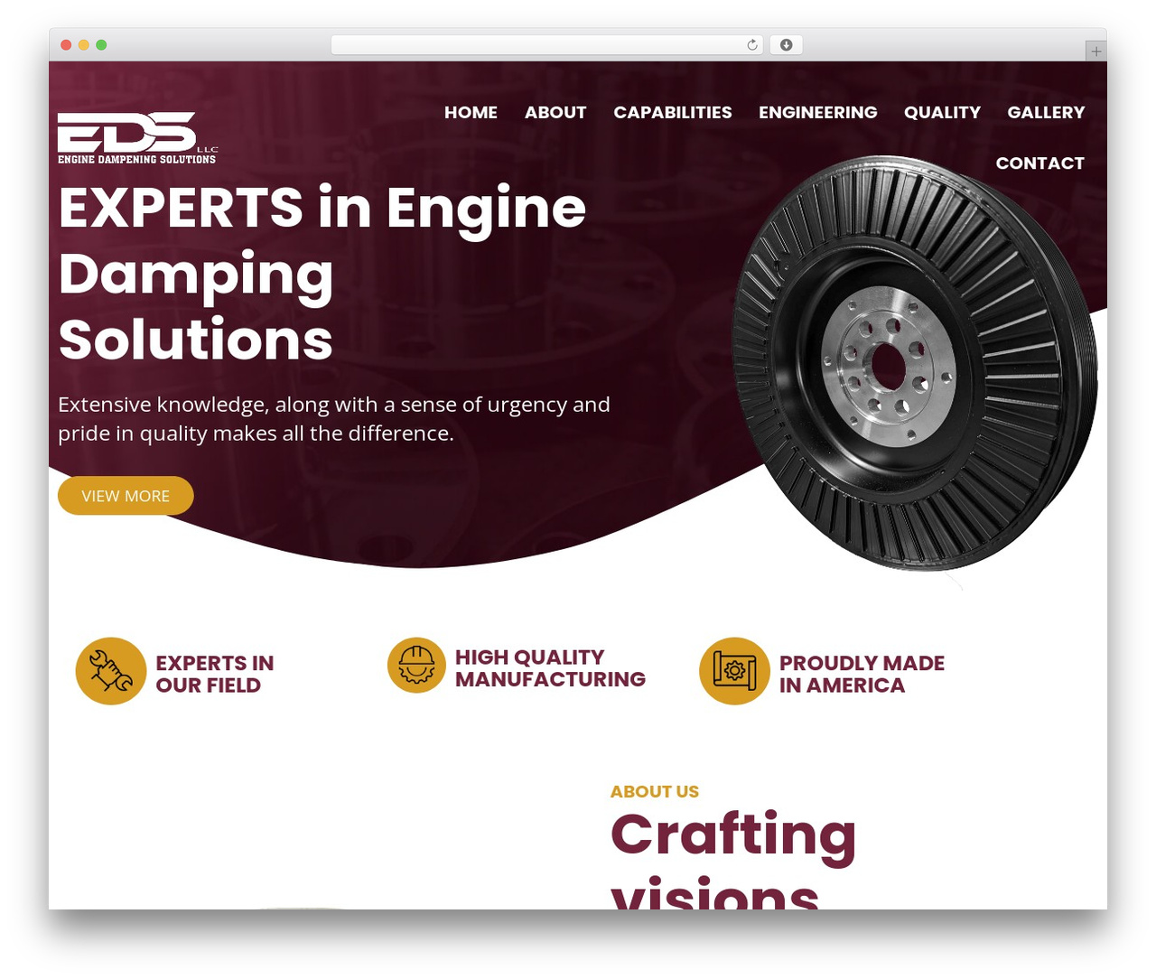 Hello Elementor WordPress theme - enginedampeningsolutions.com
