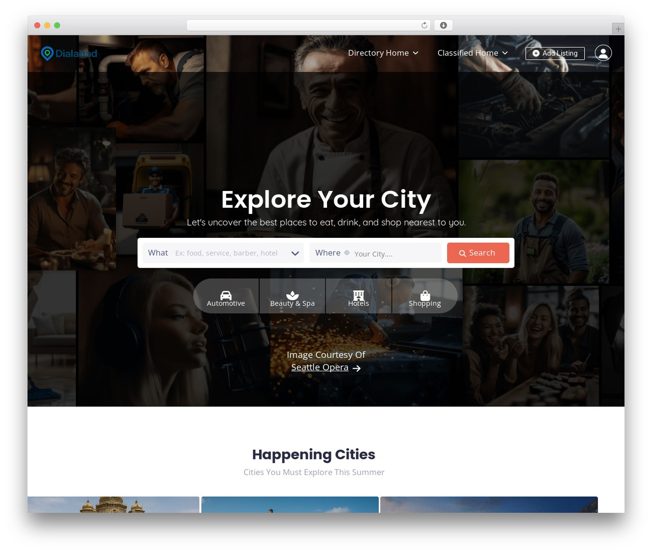 Listingpro WordPress theme - directory.dialabad.in