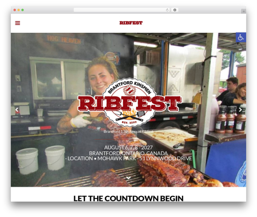 Vertoh WordPress theme - brantfordribfest.com