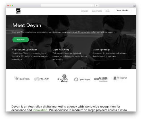 Webify best WordPress theme - deyandarketing.com