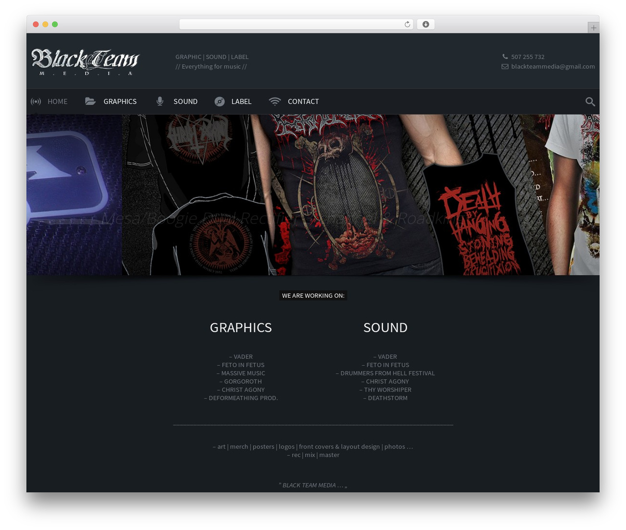 WordPress theme Startup - blackteammedia.pl