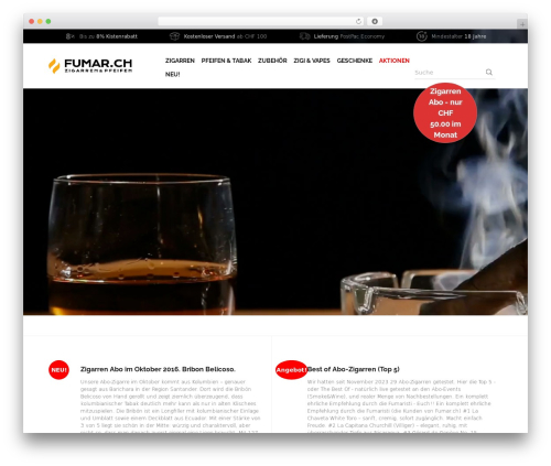 WordPress theme Web-Elements - fumar.ch