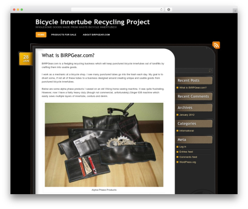 WordPress theme choco - birpgear.com