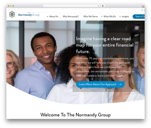 WordPress theme Normandy Group - normandygroup.com