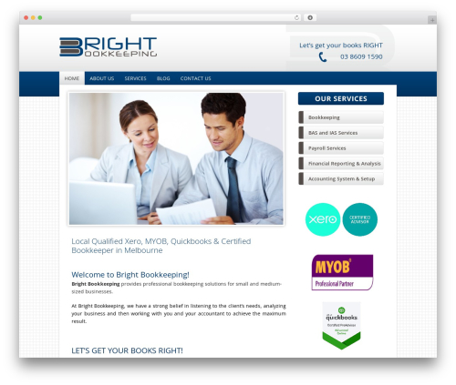 Magicdust testimonials WordPress plugin - brightbookkeeping.com.au