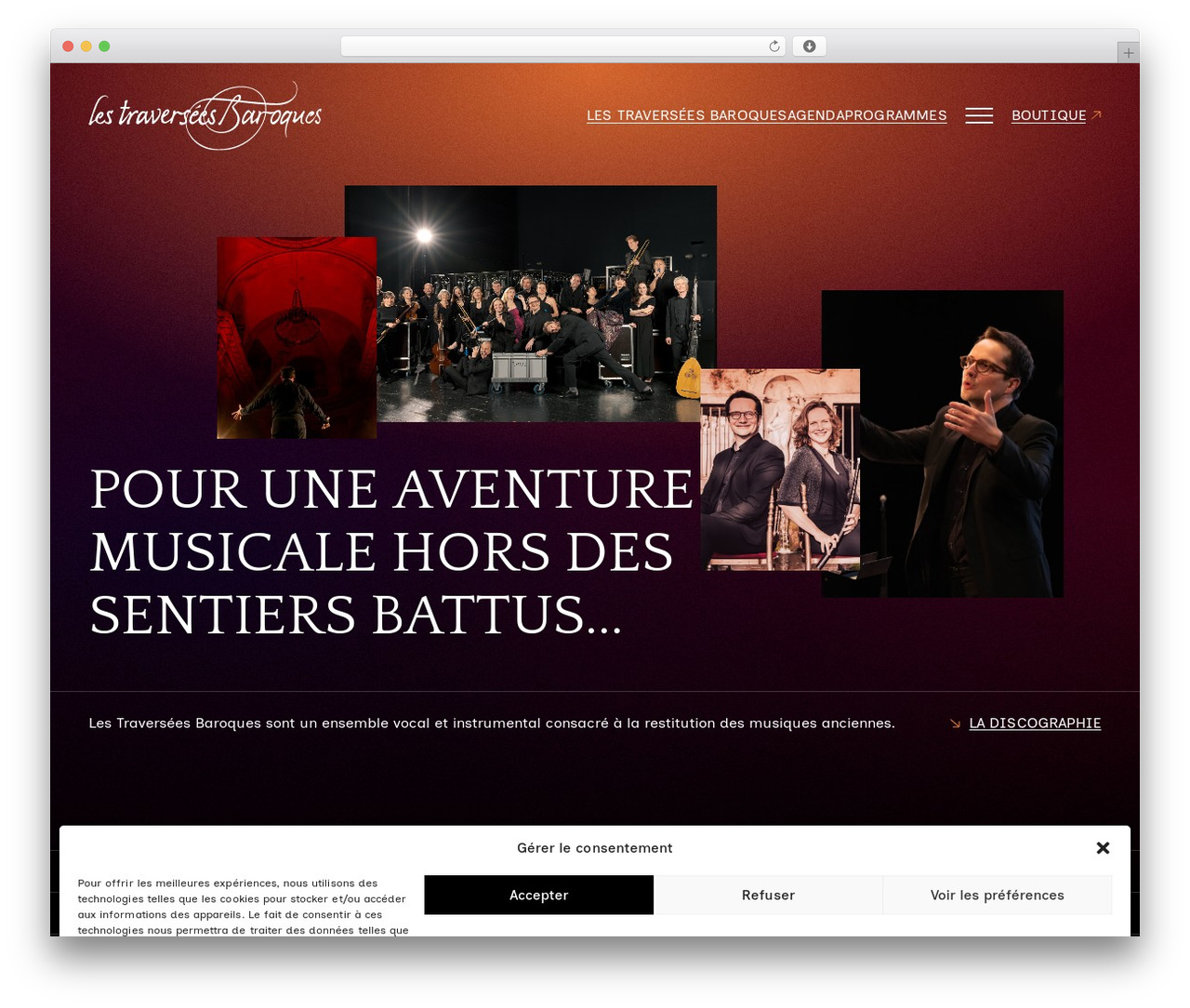 Basics WordPress theme - traversees-baroques.fr