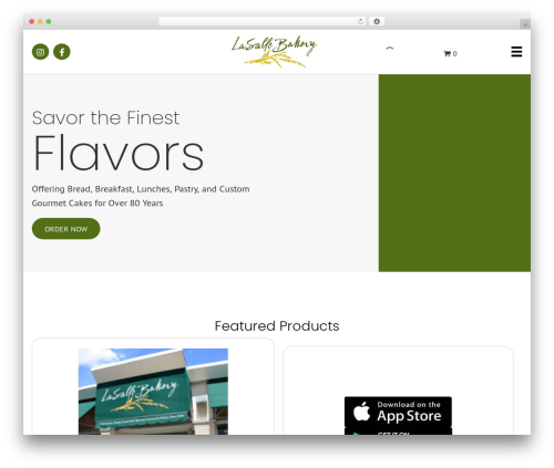 Wp menu cart pro WordPress plugin - lasallebakery.net