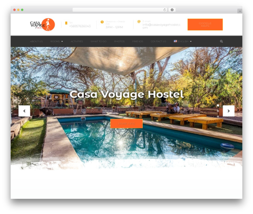 Best WordPress theme Campterra - casavoyagehostel.com
