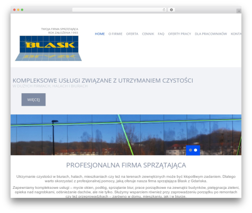 cherry top WordPress theme - blask-trojmiasto.pl