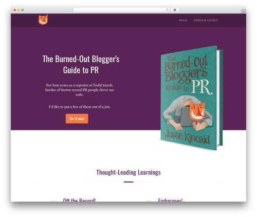 FlatBook WordPress theme - burnoutpr.com FlatBook WordPress theme - burnoutpr.com