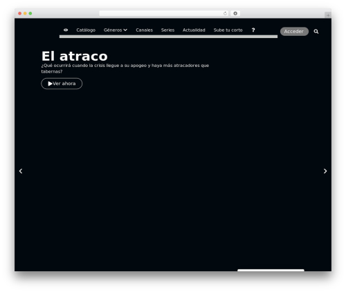 Hello Elementor WordPress theme design - cortosdemetraje.com