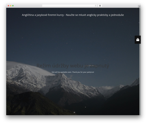 Maintenance (maintenance) free WordPress plugin - edume.cz