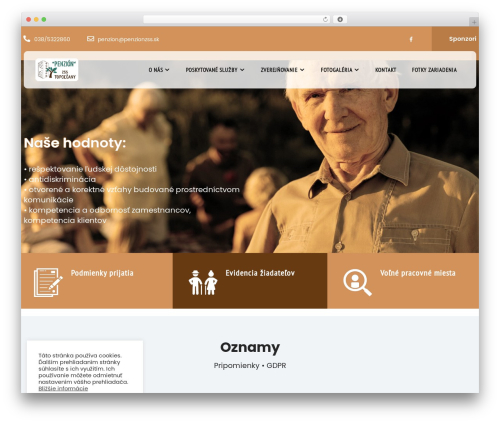 Psyclone Pro WordPress theme - penzionzss.sk