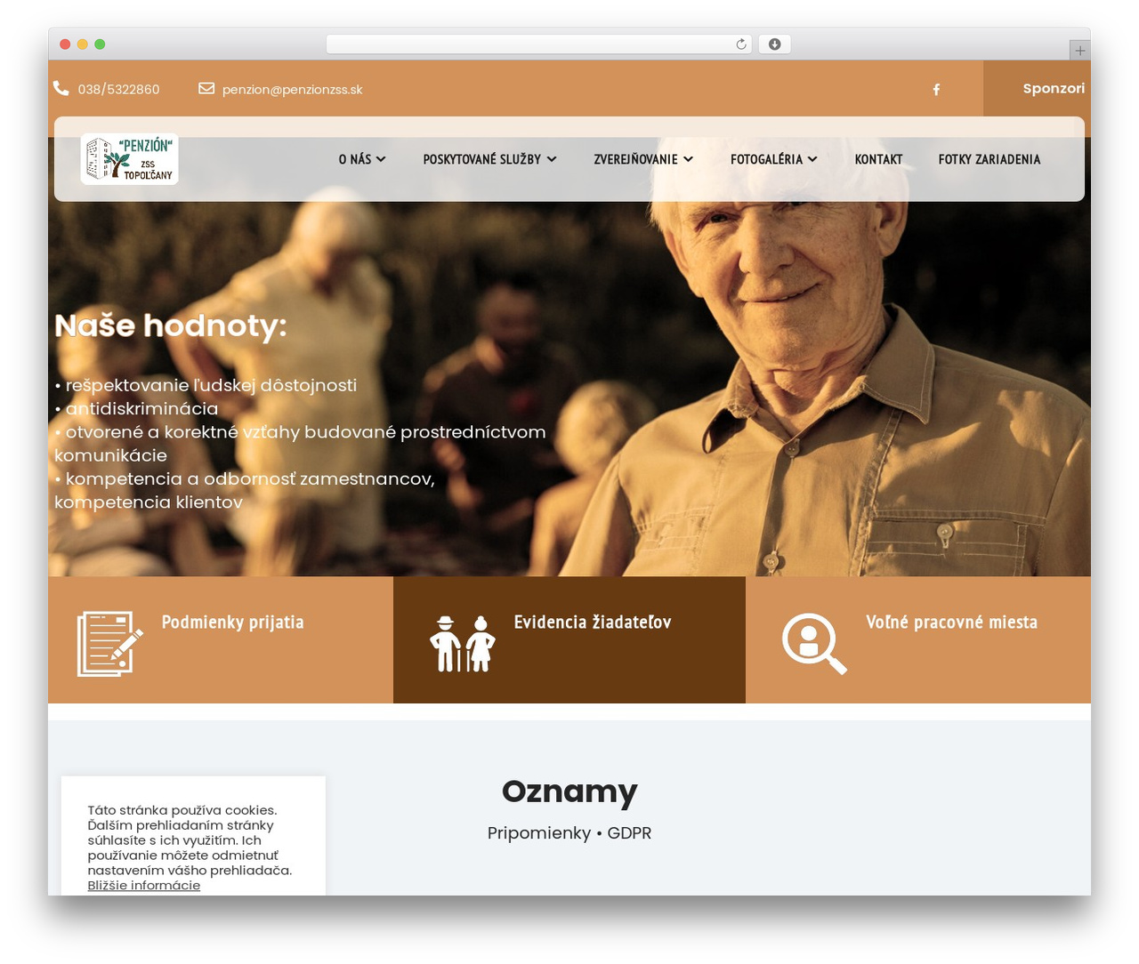 Psyclone Pro WordPress theme - penzionzss.sk