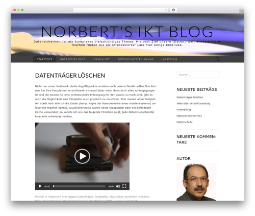 Suits theme WordPress - blog.weintz.de