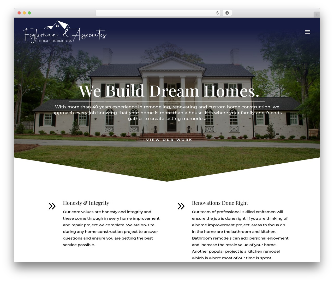 Theme WordPress Divi - foglemanandassoc.com