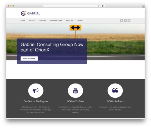 WordPress theme Collab - gabrielconsultinggroup.com