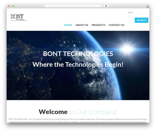 WordPress theme cherry - bont-tech.com