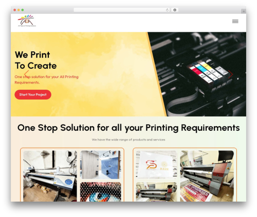 WordPress theme Printpark - ashadigitalarts.com