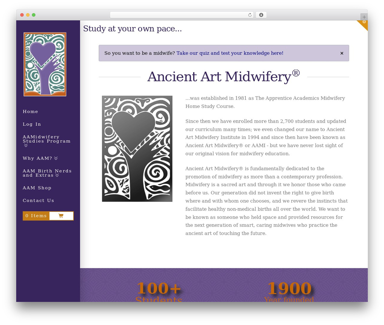 WordPress theme Pro - ancientartmidwifery.com