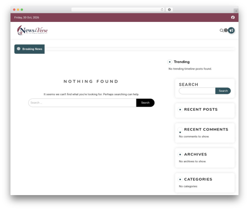 WordPress theme PureNote - newsandverse.com