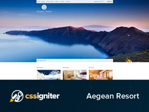 Aegean Resort WordPress hotel theme