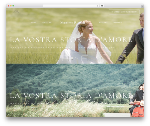 Avala WordPress theme - massimorinaldifotografo.it