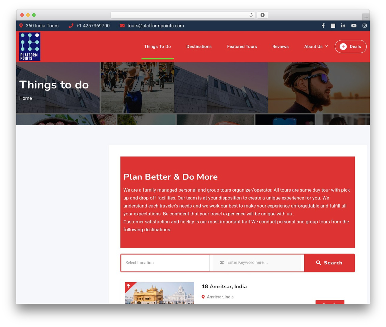 Classima WordPress theme - 360indiatours.com Classima WordPress theme - 360indiatours.com