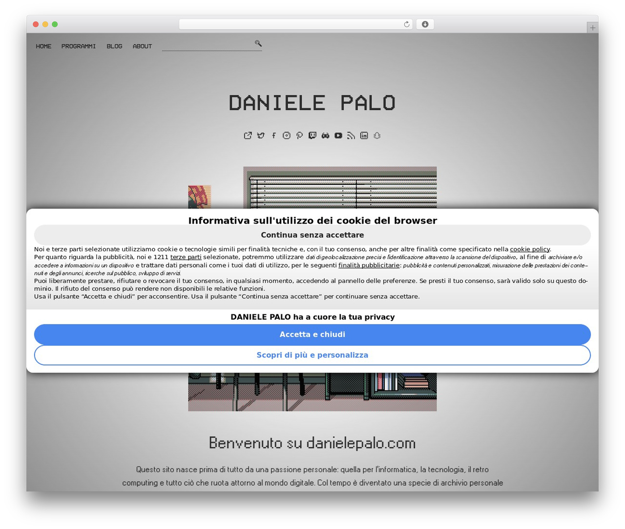 CRT theme WordPress - www.danielepalo.com