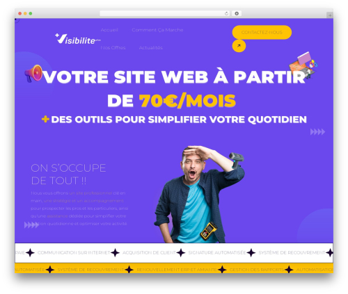 Digtek WordPress theme - visibiliteplus.fr