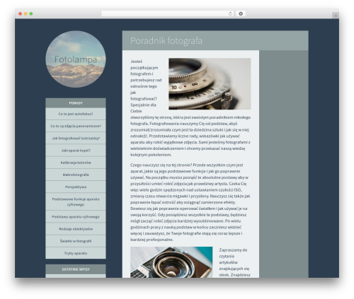 Flounder WordPress theme - fotolampa.pl
