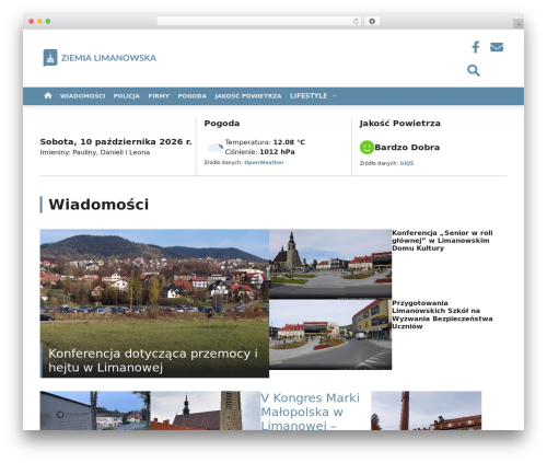 Features of local websites WordPress plugin - ziemia-limanowska.pl