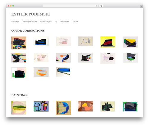 Gru theme WordPress - estherpodemski.com