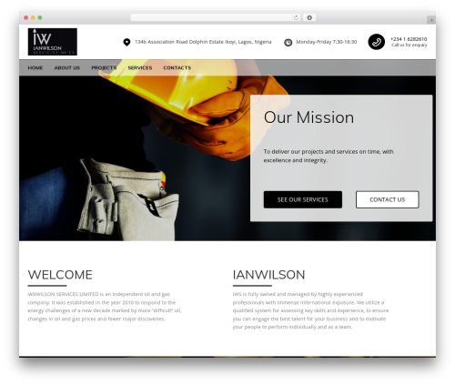 Nur WordPress theme design - ianwilsonservices.com