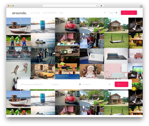OneListing Pro motors WordPress theme - arounds.ca