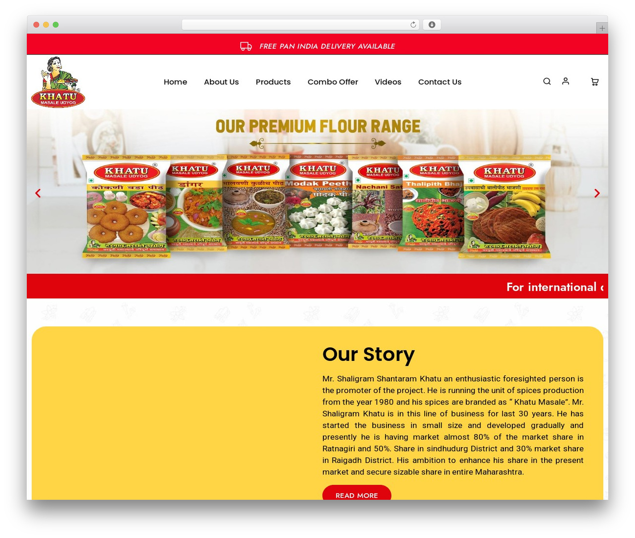 Razzi theme WordPress - khatumasaleudyog.com