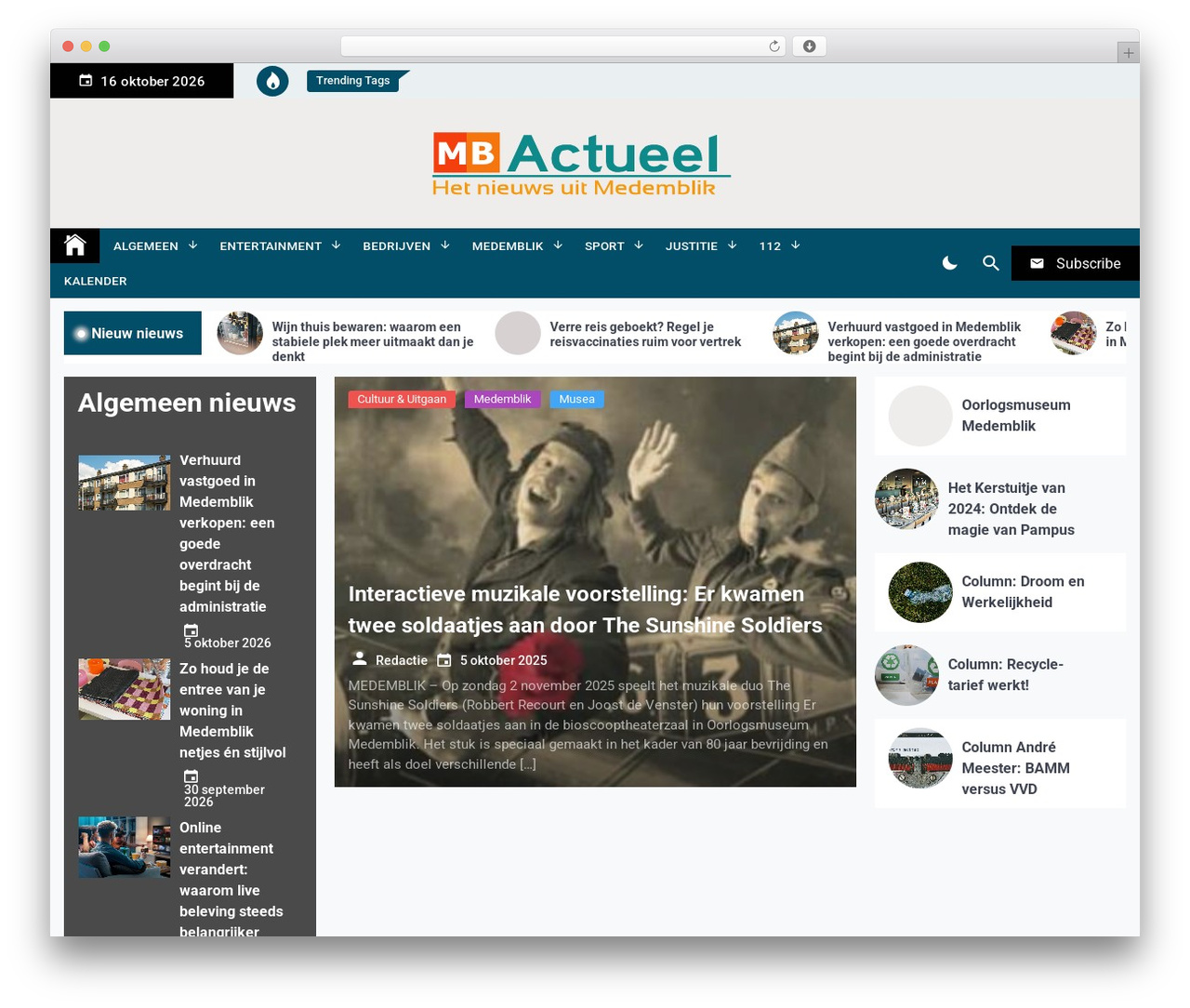 Telegram Pro theme WordPress - medemblikactueel.nl Telegram Pro theme WordPress - medemblikactueel.nl