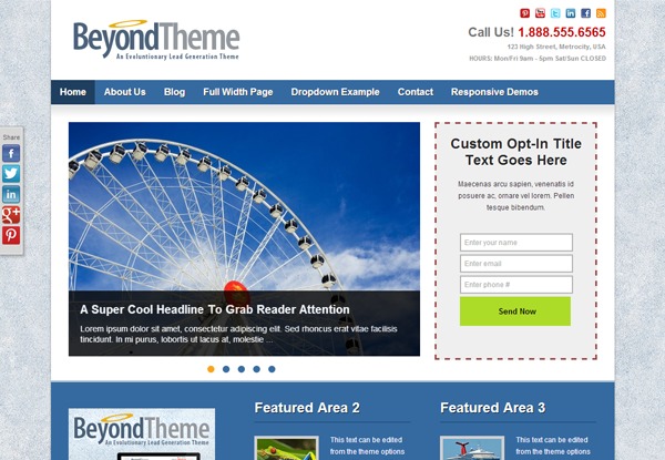 Theme WordPress Beyond